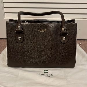 Brown leather Kate Spade shoulder bag